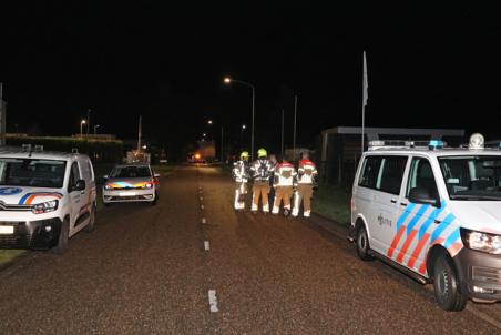 Politie zet omgeving af door gasalarm aan de Duikerweg Waalwijk