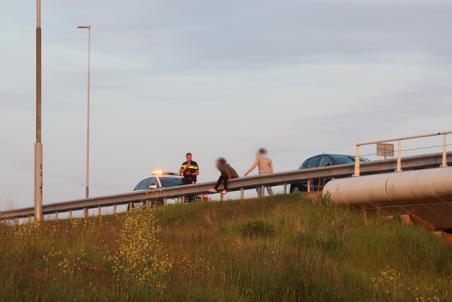 Tweetal maken ruzie op vluchtstrook A59 (Maasroute) Waalwijk