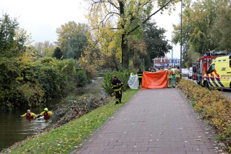 Dode gevonden in sloot aan de Bachlaan Waalwijk