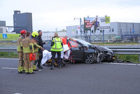 Flink ongeval op de A59 (Maasroute) Waalwijk