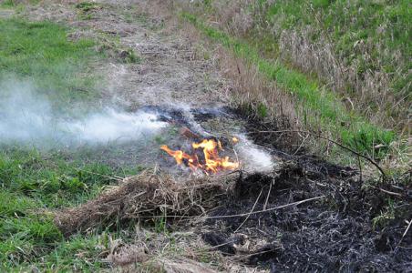 Buitenbrandje aan de Weteringweg Waalwijk