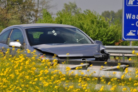 Klein ongeval op de A59 (Maasroute) Waalwijk