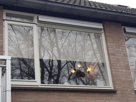 Gewonde na vernielen raam aan de Eerste Zeine Waalwijk