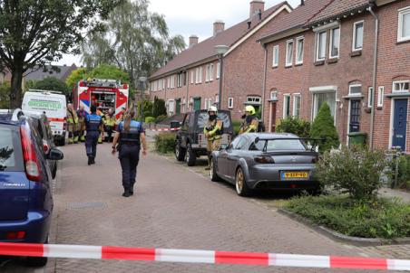 Gaslek in woonwijk aan de Pater van den Elzenstraat Waalwijk