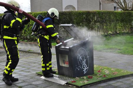 Brand in ondergrondse container aan de Noordstraat Waalwijk