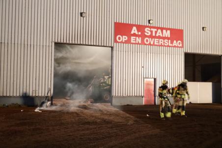 Weer broei bij cacao-opslag A.Stam aan de Vijzelweg Waalwijk