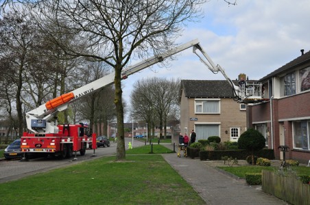 Assistentie ambulance aan de Mendelssohnstraat Waalwijk