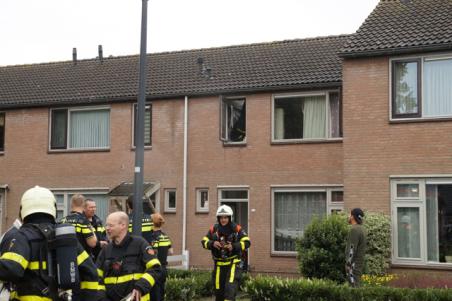 Brand in douche van Waalwijkse woning