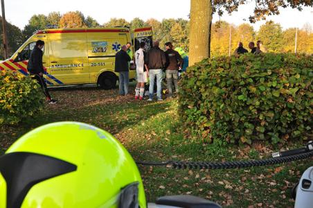 Voetballer raakt gewond tijdens wedstrijd aan de Akkerlaan Waalwijk