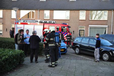 Melder ziet vuurkorf voor woningbrand aan aan de Prof. Treubstraat Waalwijk