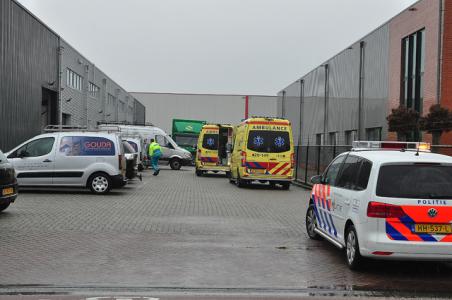 Man gewond bij bedrijfsongeval aan de Spuiweg Waalwijk