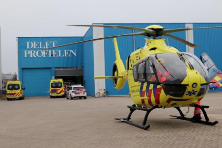 Persoon raakt zwaargewond bij bedrijfsongeval aan de Havenweg Waalwijk