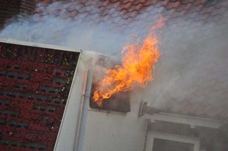 Brand in Waalwijkse woning, bewoners zijn veilig