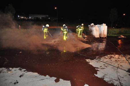 Vies klusje voor de brandweer Waalwijk: cacaopoeder in brand aan de Van Hilststraat Waalwijk