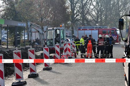 Politie sluit straat af tijdens gaslek aan de Mr. Goeman Borgesiusstraat Waalwijk