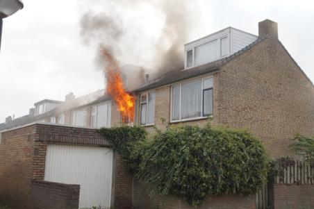 Uitslaande woningbrand in Waalwijkse woning