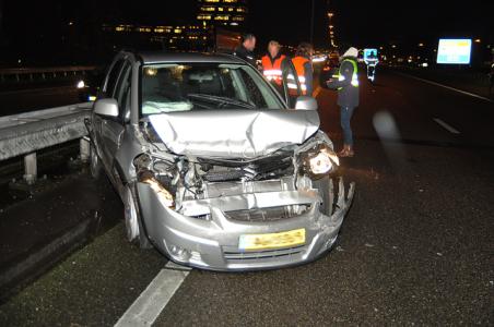 Aanrijding met 6 auto&#039;s op de A59 (Maasroute) Waalwijk