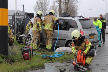 Flink ongeval aan de Havenweg Waalwijk