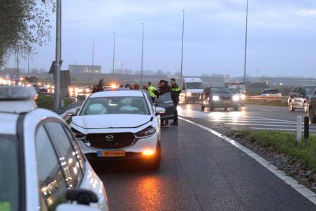 5 auto’s botsen op elkaar op de A59 (Maasroute) Waalwijk