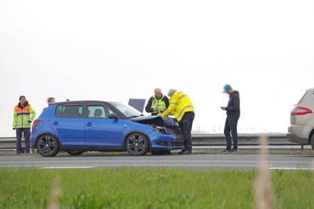 File door botsing op de A59 (Maasroute) Waalwijk