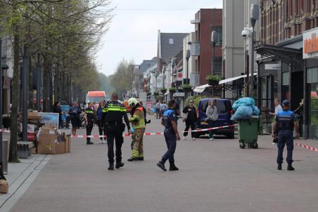 Winkels gesloten in centrum door gaslek aan de Stationsstraat Waalwijk