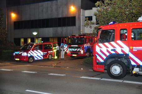 Brand bij Van den Burg Eierprodukten in Waalwijk