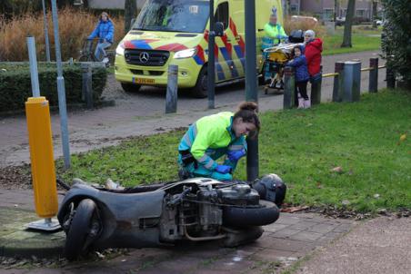 Scooterrijder gaat onderuit en raakt gewond aan de Eerste Zeine Waalwijk