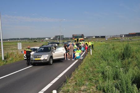 UPDATE: Massale vechtpartij op afrit A59 (Maasroute) Waalwijk