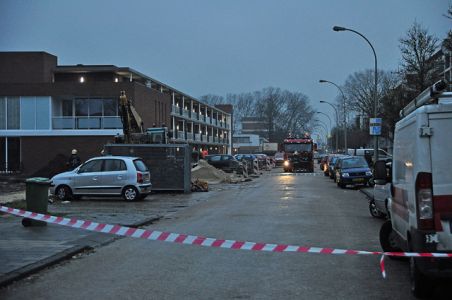 Gaslek aan de Noordstraat Waalwijk