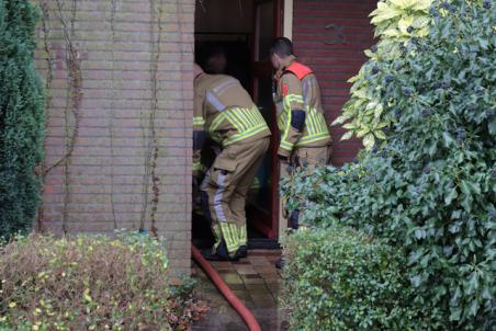 Meterput staat vol met water in woning aan de Pastoor Kuypersstraat Waalwijk