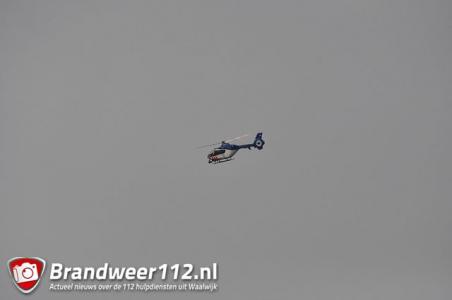 UPDATE: Politiehelikopter boven Waalwijk en omgeving Tilburg