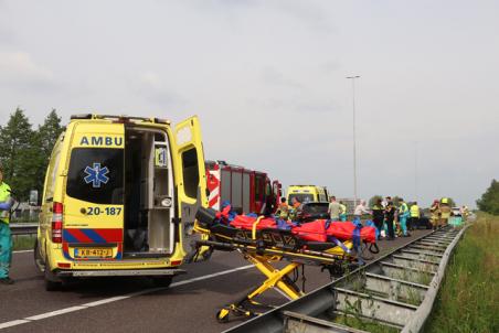 Voetganger aangereden op snelweg A59 Waalwijk
