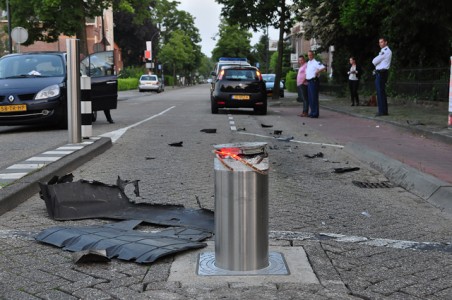 Slaappaal weer aangereden aan de Meester van Coothstraat Waalwijk