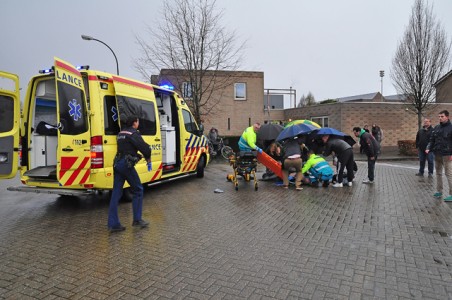 Ernstig ongeval met fietser aan de Molenvlietstraat Waalwijk