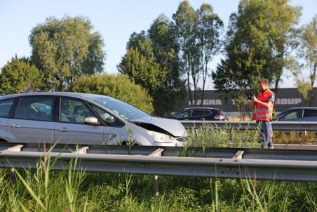 Kop-staartbotsing op A59 bij Waalwijk veroorzaakt flinke file