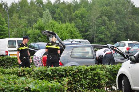 Roadblockcontrole aan de Drunenseweg Waalwijk