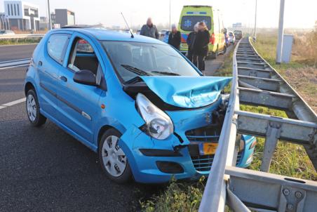 Flinke file door ongeval op de A59 (Maasroute) Waalwijk