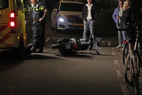 Scooterrijder gewond na val aan het Meerdijk Waalwijk