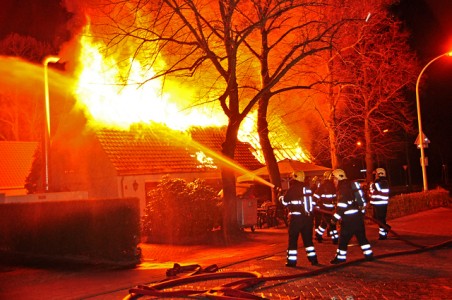 Bericht update: Café-restaurant Het Galgenwiel verwoest door brand aan de Burg. Smeelelaan Waalwijk