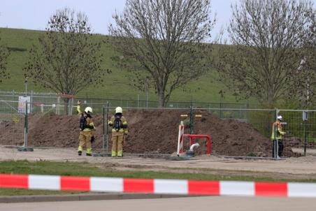 Groot gaslek in buitengebied aan de Gansoyensesteeg Waalwijk