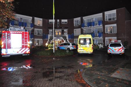Hulpdiensten rukken uit naar Rembrandtpark in Waalwijk