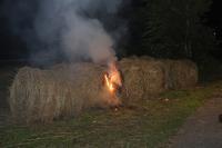 Opnieuw hooibalen in brand aan Meidoornweg in Waalwijk