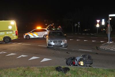 Scooterrijder lichtgewond bij aanrijding met auto op Noorder Allee Waalwijk
