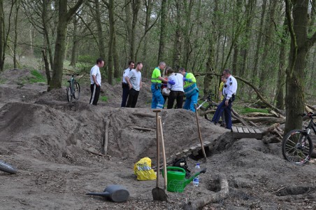 Mountainbiker gewond aan de Vijverlaan Waalwijk