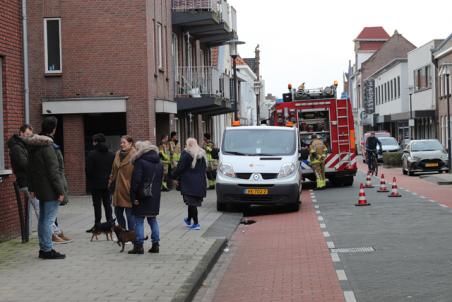 Flat ontruimd vanwege gaslek aan de Grotestraat Waalwijk