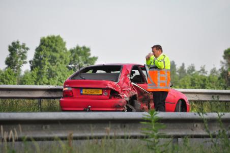 Geen gewonden bij ongeluk op Midden-Brabantweg Waalwijk