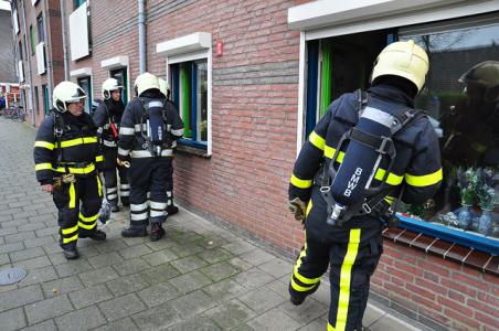 Veel rook in keuken aan de Margrietstraat Waalwijk