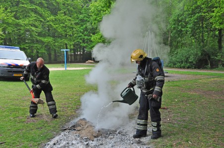 Buitenbrand aan het Hoefsvenlaan Waalwijk