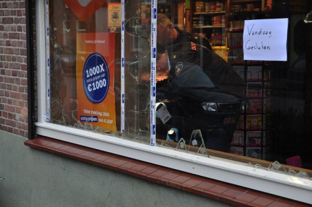 Veel schade bij inbraak Primera aan de St. Antoniusstraat Waalwijk