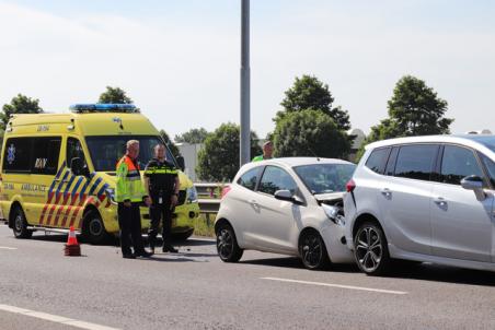 File na aanrijding op de A59 (Maasroute) Waalwijk